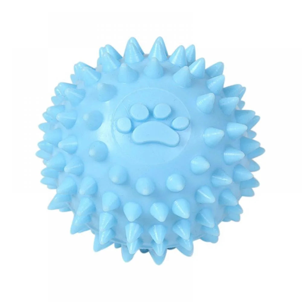 Balls for Dogs Small, Fetch Balls for Dogs Rubber Cute Colors TPR Puppy Toys Dog Toy Balls Dog Toys Spike Ball Dog Chew Toys for Small Dogs Pet Toys for Puppy Teething Toys,Blue