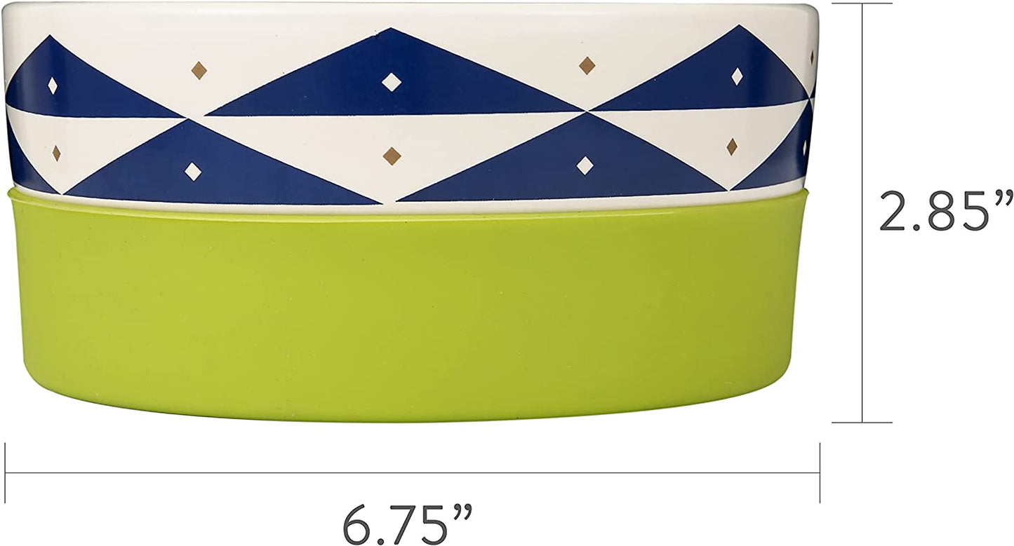 Now House for Pets by Duo Oslo Dog Bowl - Cute Ceramic Dog Food Bowl, Puppy Bowl, Puppy Food Bowl, Dog Food Bowl for Pets, Dog Bowl, Pet Bowl for Food and Water