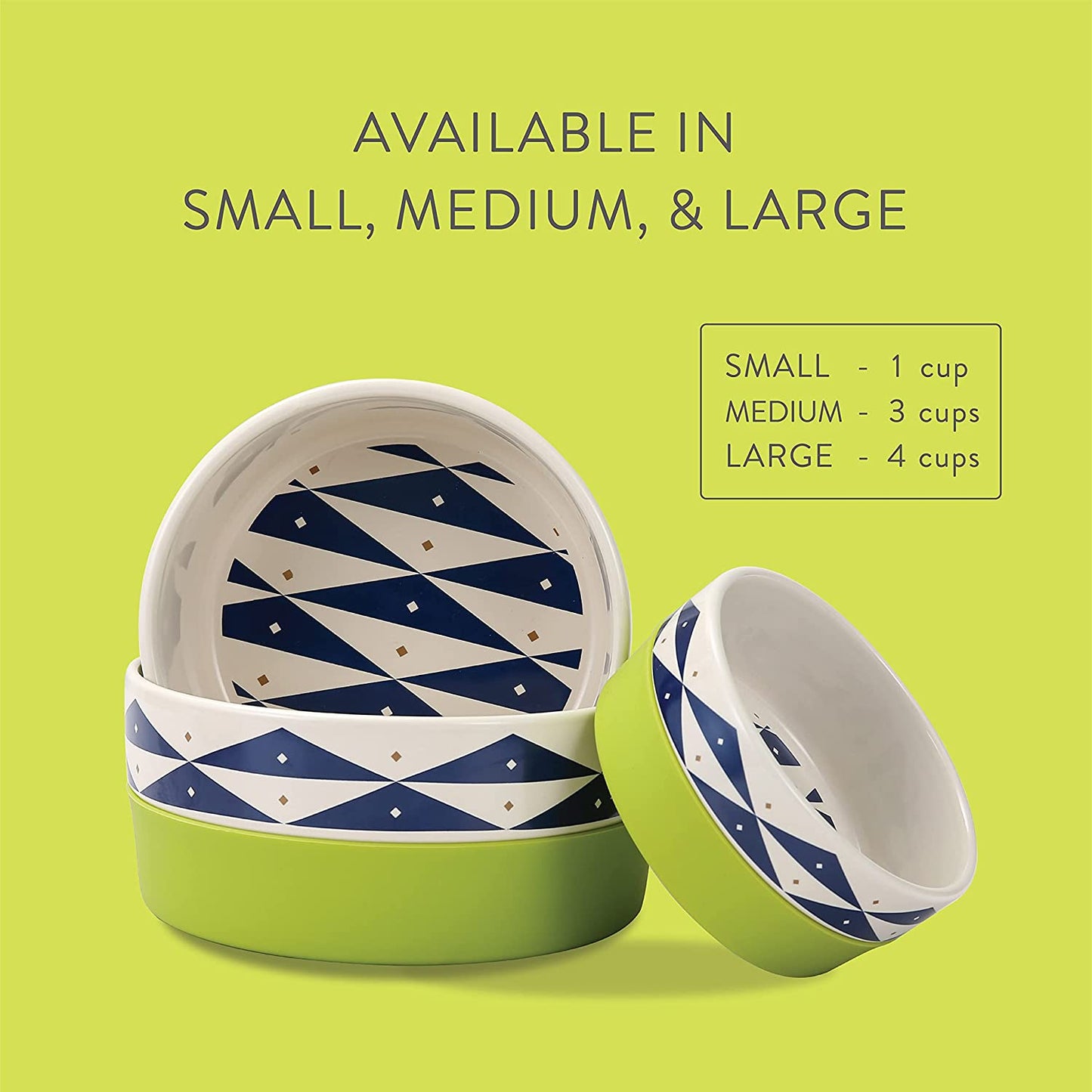 Now House for Pets by Duo Oslo Dog Bowl - Cute Ceramic Dog Food Bowl, Puppy Bowl, Puppy Food Bowl, Dog Food Bowl for Pets, Dog Bowl, Pet Bowl for Food and Water