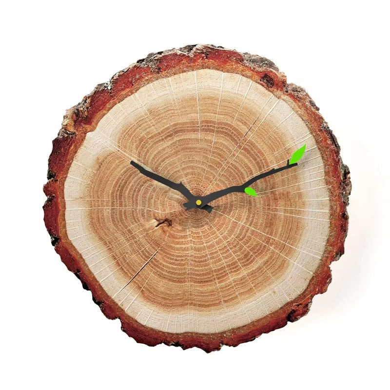 Vintage Wooden Wall Clock Modern Design Vintage Rustic Retro Clock Home Office Cafe Decoration Art Large Wall Watch