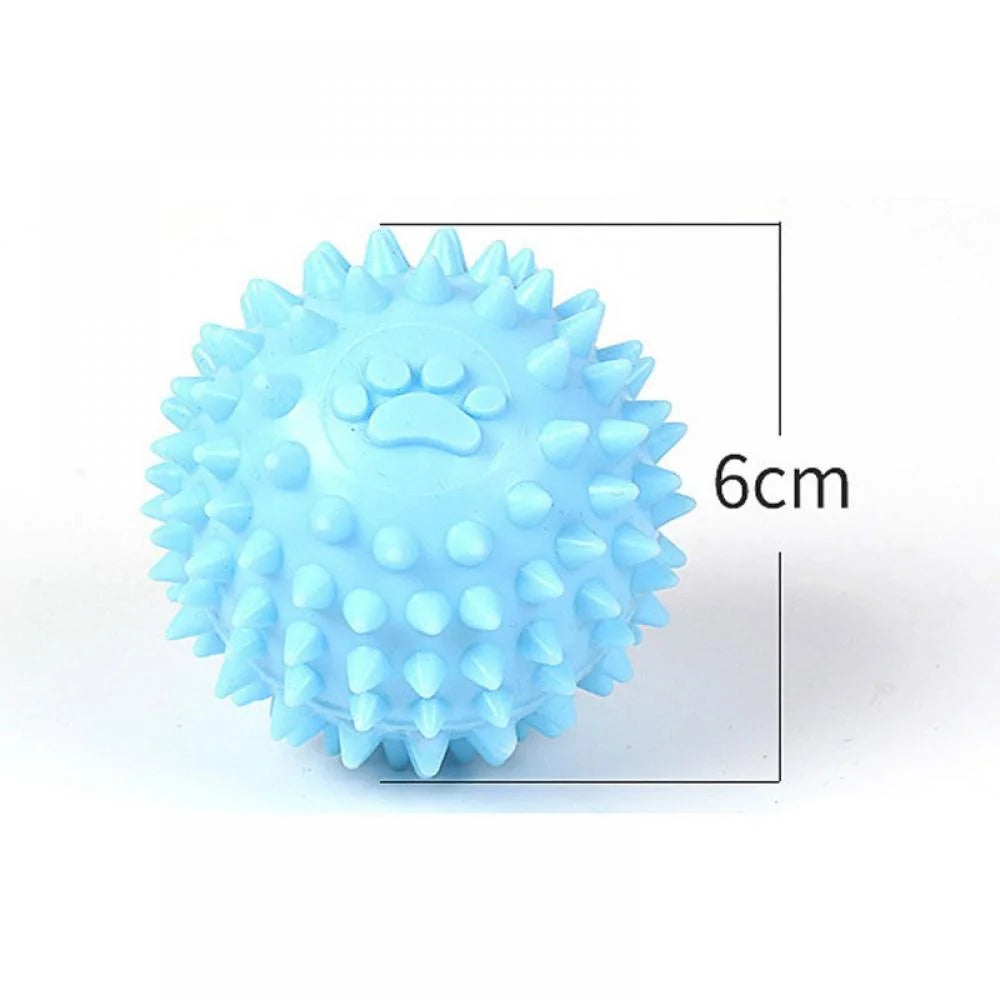 Balls for Dogs Small, Fetch Balls for Dogs Rubber Cute Colors TPR Puppy Toys Dog Toy Balls Dog Toys Spike Ball Dog Chew Toys for Small Dogs Pet Toys for Puppy Teething Toys,Blue