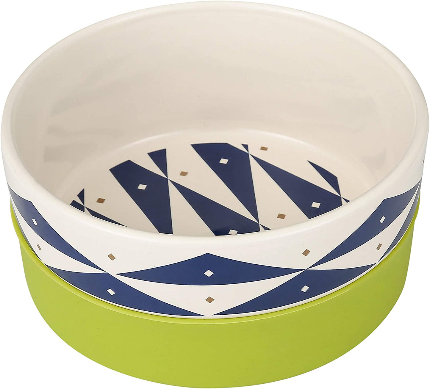 Now House for Pets by Duo Oslo Dog Bowl - Cute Ceramic Dog Food Bowl, Puppy Bowl, Puppy Food Bowl, Dog Food Bowl for Pets, Dog Bowl, Pet Bowl for Food and Water