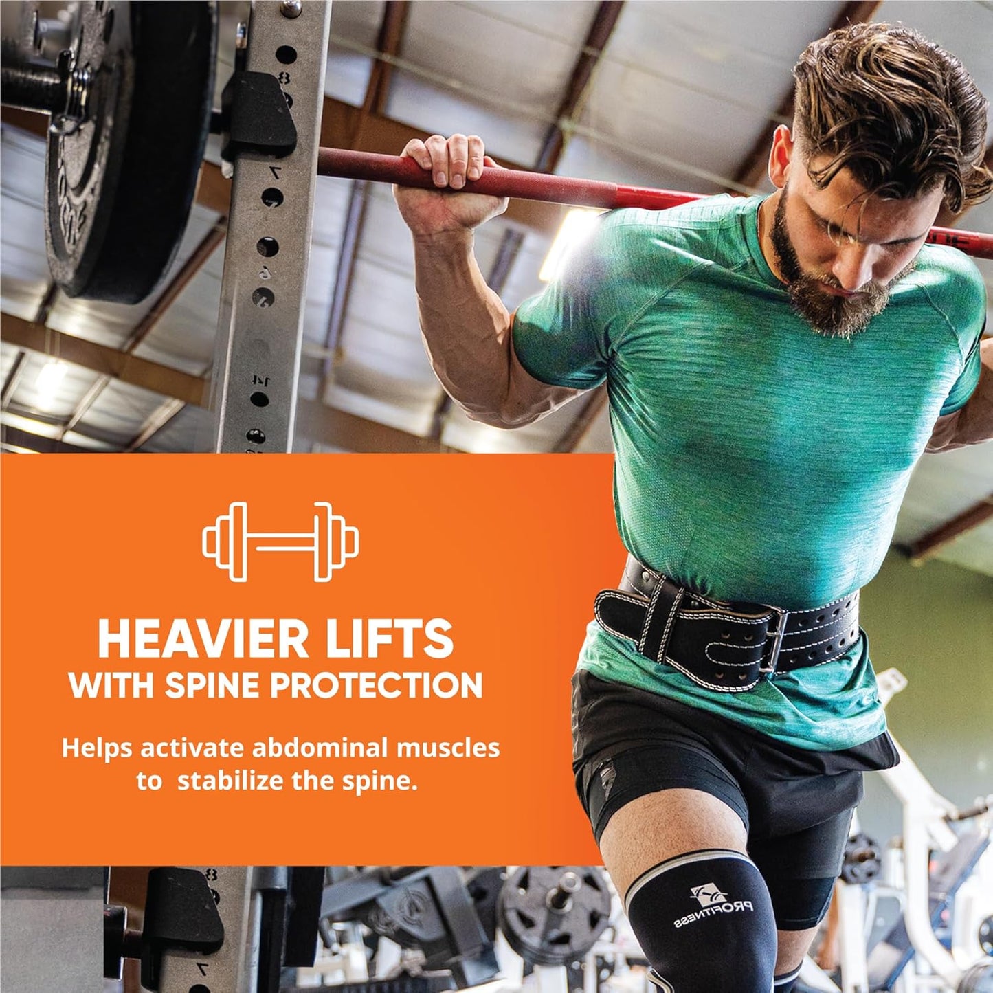 Genuine Leather Workout Belt (4 Inches Wide) - Proper Weight Lifting Form - Lower Back Support for Squats, Deadlifts, Cross Training